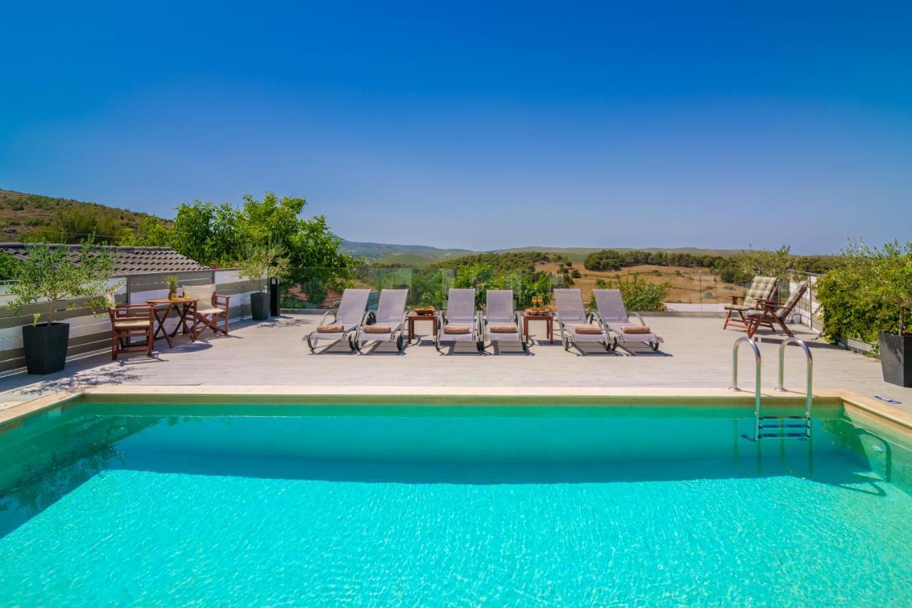 Villa Tramonto With Private Heated Pool, By Zantewize Volímai 外观 照片