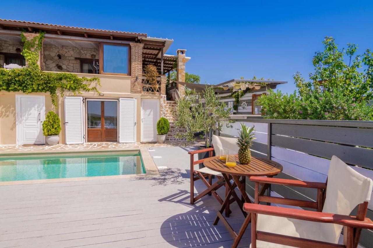 Villa Tramonto With Private Heated Pool, By Zantewize Volímai 外观 照片