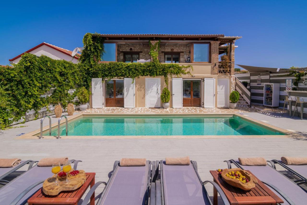 Villa Tramonto With Private Heated Pool, By Zantewize Volímai 外观 照片